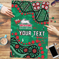 Personalized South Sydney Rabbitohs Puzzle Aboriginal Pattern with Graffiti Style Design