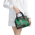 Personalized South Sydney Rabbitohs Shoulder Handbag Aboriginal Pattern with Graffiti Style Design