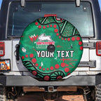 Personalized South Sydney Rabbitohs Spare Tire Cover Aboriginal Pattern with Graffiti Style Design