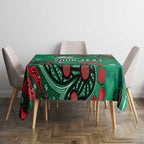 Personalized South Sydney Rabbitohs Tablecloth Aboriginal Pattern with Graffiti Style Design