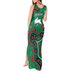 Personalized South Sydney Rabbitohs Tank Maxi Dress Aboriginal Pattern with Graffiti Style Design