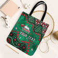 Personalized South Sydney Rabbitohs Tote Bag Aboriginal Pattern with Graffiti Style Design