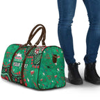 Personalized South Sydney Rabbitohs Travel Bag Aboriginal Pattern with Graffiti Style Design