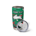 Personalized South Sydney Rabbitohs Tumbler Cup Aboriginal Pattern with Graffiti Style Design