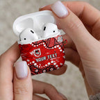 Personalized St. George Illawarra Dragons AirPods Case Aboriginal Pattern with Graffiti Style Design
