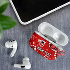 Personalized St. George Illawarra Dragons AirPods Case Aboriginal Pattern with Graffiti Style Design