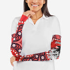 Personalized St. George Illawarra Dragons Arm Sleeves Aboriginal Pattern with Graffiti Style Design