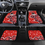Personalized St. George Illawarra Dragons Car Mats Aboriginal Pattern with Graffiti Style Design
