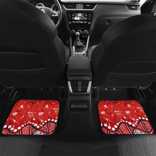 Personalized St. George Illawarra Dragons Car Mats Aboriginal Pattern with Graffiti Style Design
