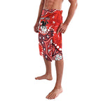 Personalized St. George Illawarra Dragons Lavalava Aboriginal Pattern with Graffiti Style Design