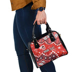 Personalized St. George Illawarra Dragons Shoulder Handbag Aboriginal Pattern with Graffiti Style Design