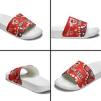Personalized St. George Illawarra Dragons Slide Sandals Aboriginal Pattern with Graffiti Style Design