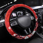 St. George Illawarra Dragons Steering Wheel Cover Aboriginal Pattern with Graffiti Style Design