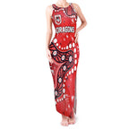Personalized St. George Illawarra Dragons Tank Maxi Dress Aboriginal Pattern with Graffiti Style Design
