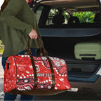 Personalized St. George Illawarra Dragons Travel Bag Aboriginal Pattern with Graffiti Style Design