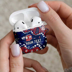 Personalized Sydney Roosters AirPods Case Aboriginal Pattern with Graffiti Style Design
