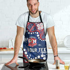 Personalized Sydney Roosters Apron Aboriginal Pattern with Graffiti Style Design
