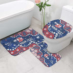 Personalized Sydney Roosters Bathroom Set Aboriginal Pattern with Graffiti Style Design