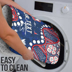 Personalized Sydney Roosters Bathroom Set Aboriginal Pattern with Graffiti Style Design