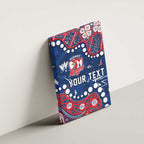 Personalized Sydney Roosters Canvas Wall Art Aboriginal Pattern with Graffiti Style Design