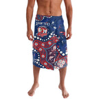 Personalized Sydney Roosters Lavalava Aboriginal Pattern with Graffiti Style Design