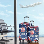 Personalized Sydney Roosters Luggage Cover Aboriginal Pattern with Graffiti Style Design