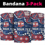 Personalized Sydney Roosters Neck Gaiter Aboriginal Pattern with Graffiti Style Design