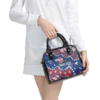 Personalized Sydney Roosters Shoulder Handbag Aboriginal Pattern with Graffiti Style Design