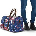 Personalized Sydney Roosters Travel Bag Aboriginal Pattern with Graffiti Style Design