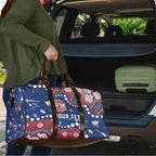 Personalized Sydney Roosters Travel Bag Aboriginal Pattern with Graffiti Style Design