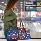 Personalized Sydney Roosters Travel Bag Aboriginal Pattern with Graffiti Style Design