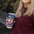 Personalized Sydney Roosters Tumbler Cup Aboriginal Pattern with Graffiti Style Design