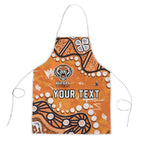 Personalized Wests Tigers Apron Aboriginal Pattern with Graffiti Style Design