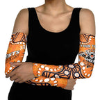 Personalized Wests Tigers Arm Sleeves Aboriginal Pattern with Graffiti Style Design