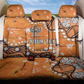 Personalized Wests Tigers Back Car Seat Cover Aboriginal Pattern with Graffiti Style Design