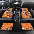 Personalized Wests Tigers Car Mats Aboriginal Pattern with Graffiti Style Design