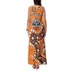 Personalized Wests Tigers Family Matching Tank Maxi Dress and Hawaiian Shirt Aboriginal Pattern with Graffiti Style Design