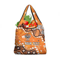 Personalized Wests Tigers Grocery Bag Aboriginal Pattern with Graffiti Style Design