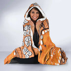 Personalized Wests Tigers Hooded Blanket Aboriginal Pattern with Graffiti Style Design