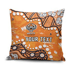 Personalized Wests Tigers Pillow Cover Aboriginal Pattern with Graffiti Style Design