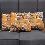 Personalized Wests Tigers Pillow Cover Aboriginal Pattern with Graffiti Style Design
