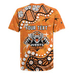 Personalized Wests Tigers Rugby Jersey Aboriginal Pattern with Graffiti Style Design