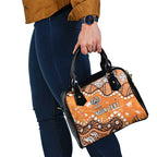 Personalized Wests Tigers Shoulder Handbag Aboriginal Pattern with Graffiti Style Design
