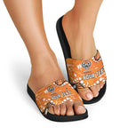 Personalized Wests Tigers Slide Sandals Aboriginal Pattern with Graffiti Style Design