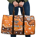 Personalized Wests Tigers Travel Bag Aboriginal Pattern with Graffiti Style Design