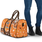 Personalized Wests Tigers Travel Bag Aboriginal Pattern with Graffiti Style Design