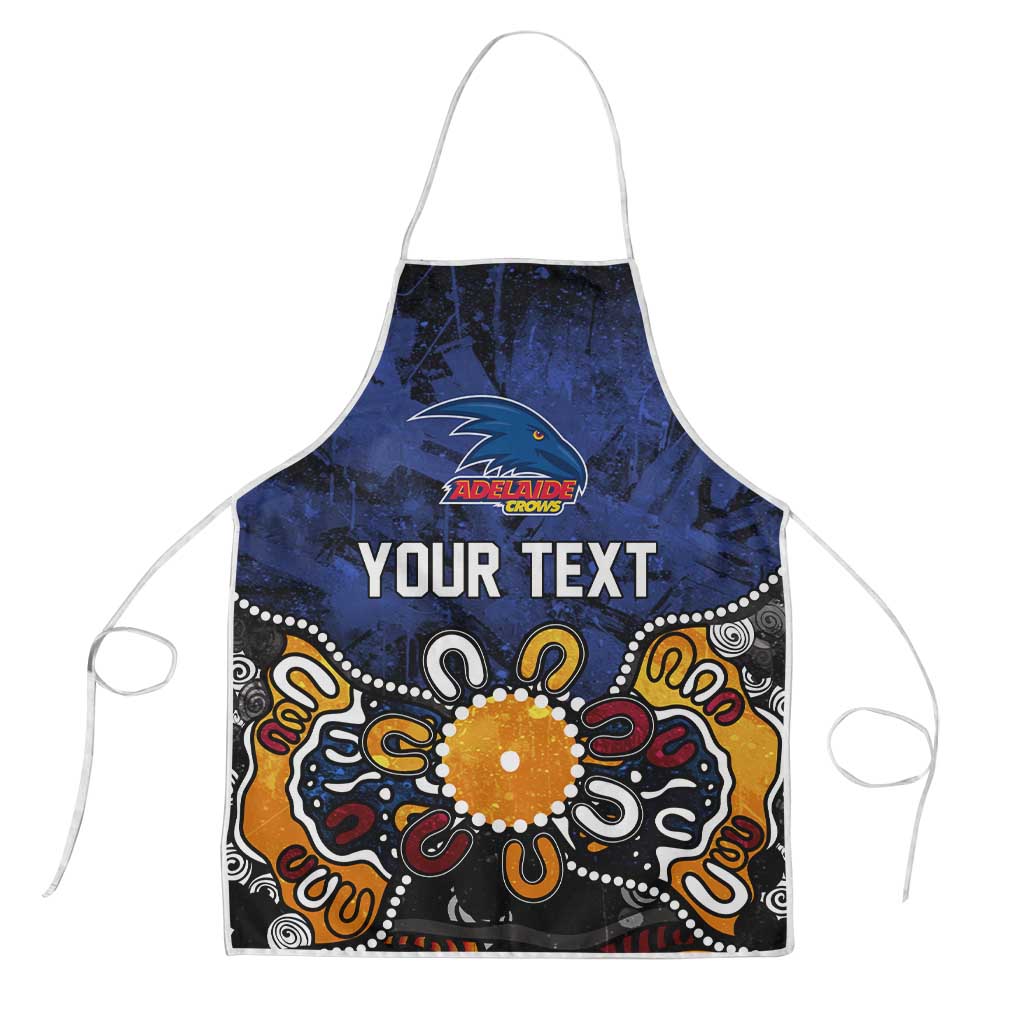Personalized Adelaide Crows Apron Aboriginal Dot Painting Graffiti Style