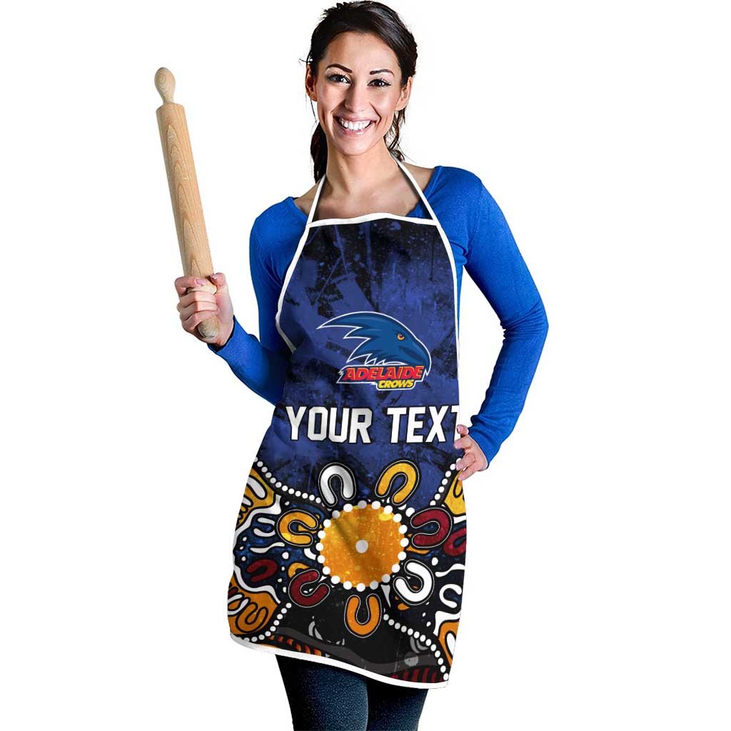 Personalized Adelaide Crows Apron Aboriginal Dot Painting Graffiti Style