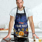 Personalized Adelaide Crows Apron Aboriginal Dot Painting Graffiti Style