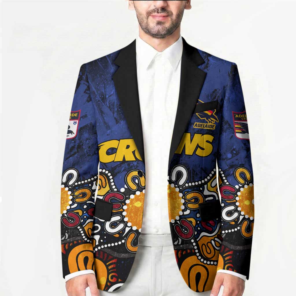 Personalized Adelaide Crows Blazer Aboriginal Dot Painting Graffiti Style